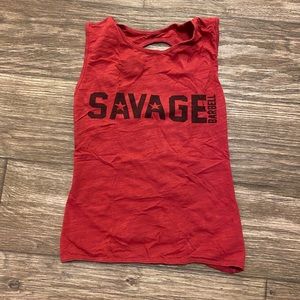 Savage Barbell tank